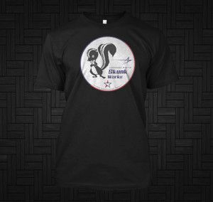 Skunk Works Lockheed Martin Black T-shirt Skunk Works Lockheed Martin Black T-shirt