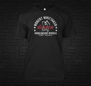 Robert The Reaper Whittaker Graphic Fighter Wear Black T-Shirt