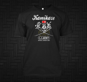 NEW IMPERIAL JAPANESE ARMY KAMIKAZE SUICIDE ATTACKS Black T-Shirt NEW IMPERIAL JAPANESE ARMY KAMIKAZE SUICIDE ATTACKS Black T-Shirt