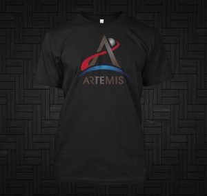 NASA Artemis Program Logo Black Shirt NASA Artemis Program Logo Black Shirt