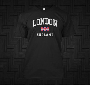 London Hoodie England College Black T-Shirt London Hoodie England College Black T-Shirt