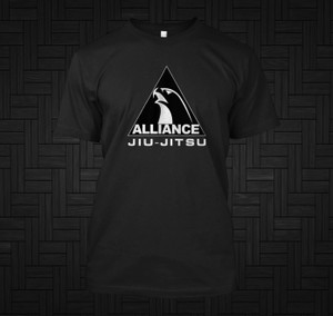 Alliance Jiu-Jitsu  BJJ Black T-Shirt Alliance Jiu-Jitsu  BJJ Black T-Shirt