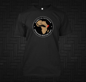 Somalia Veteran Black t-Shirt Somalia Veteran Black t-Shirt
