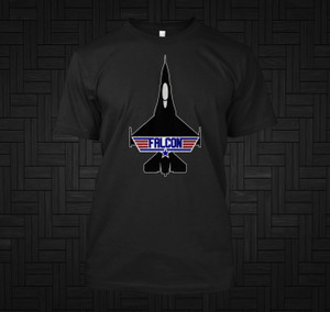 F-16 Falcon Black T-Shirt F-16 Falcon Black T-Shirt