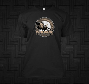 Tornado GR1 Operation Granby (subdued) Black T-Shirt Tornado GR1 Operation Granby (subdued) Black T-Shirt