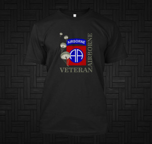 82nd Airborne Veteran Black t-Shirt 82nd Airborne Veteran Black t-Shirt