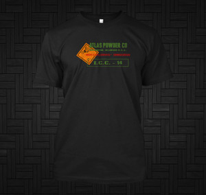 Atlas Powder Company High Explosives Black T-Shirt Atlas Powder Company High Explosives Black T-Shirt