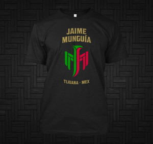Jaime Munguia Tijuana Mexico Black T-Shirt