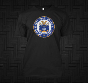 United States Coast Guard Academy seal Black T-Shirt United States Coast Guard Academy seal Black T-Shirt