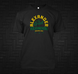 Alexander The Great Volkanovski Black T-Shirt Alexander The Great Volkanovski Black T-Shirt