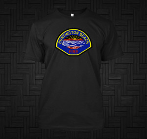 Huntington Beach Fire Black T-Shirt Huntington Beach Fire Black T-Shirt