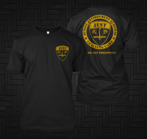 JEST School Jungle Environmental Survival Training Subic Bay Philippines Black T-shirt JEST School Jungle Environmental Survival Training Subic Bay Philippines Black T-shirt