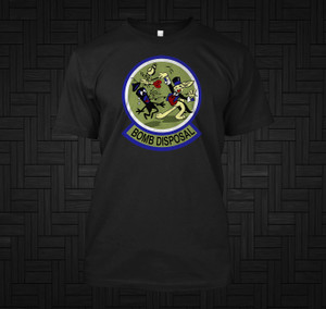 WWII Bomb Disposal Black T-Shirt WWII Bomb Disposal Black T-Shirt