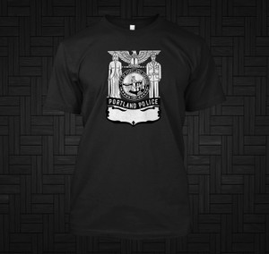 Portland Oregon Police Department Black T-Shirt Portland Oregon Police Department Black T-Shirt