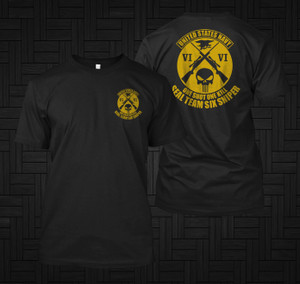 NEW Navy Seal Team Six Sniper Black T-shirt NEW Navy Seal Team Six Sniper Black T-shirt