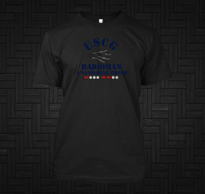USCG Radioman A Vanishing Breed Black T-Shirt USCG Radioman A Vanishing Breed Black T-Shirt