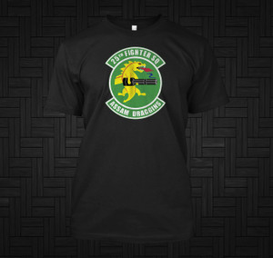 25th Fighter Squadron Black T-Shirt