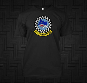 93d Fighter Squadron Black t-Shirt 93d Fighter Squadron Black t-Shirt