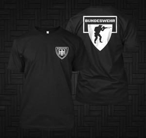 Bundeswehr Armed forces DE Germany army weapon soldier Black T-shirt Bundeswehr Armed forces DE Germany army weapon soldier Black T-shirt