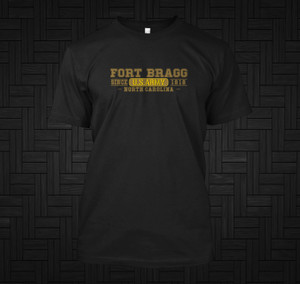 Fort Bragg In North Carolina US Army Base Black t-Shirt Fort Bragg In North Carolina US Army Base Black t-Shirt