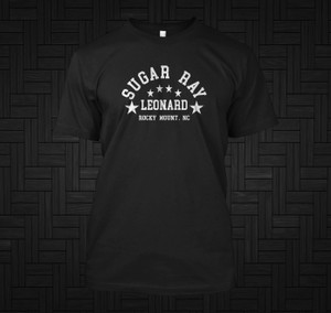 Sugar Ray Leonard Boxing Gym Training Black T-Shirt Sugar Ray Leonard Boxing Gym Training Black T-Shirt