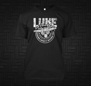Luke Air Force Base USAF Maricopa County Arizona USA Black T-Shirt Luke Air Force Base USAF Maricopa County Arizona USA Black T-Shirt