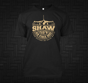 Shaw Air Force Base USAF F16 20th Fighter Wing Black T-Shirt Shaw Air Force Base USAF F16 20th Fighter Wing Black T-Shirt