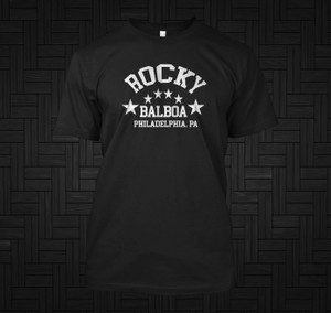 Rocky Balboa Movie boxing Gym Training Black T-Shirt Rocky Balboa Movie boxing Gym Training Black T-Shirt