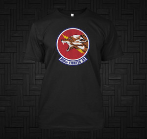 358th Fighter Squadron Black T-Shirt 358th Fighter Squadron Black T-Shirt