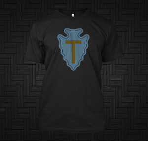 36th Infantry Division Black T-Shirt 36th Infantry Division Black T-Shirt