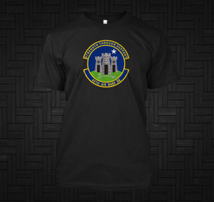 421st Air Base Squadron Black T-Shirt