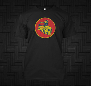 2nd OSS Skull Bomb Rodeo Vintage Insignia Black T-Shirt 2nd OSS Skull Bomb Rodeo Vintage Insignia Black T-Shirt