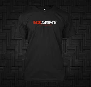 NEW ZEALAND ARMY Black T-Shirt NEW ZEALAND ARMY Black T-Shirt