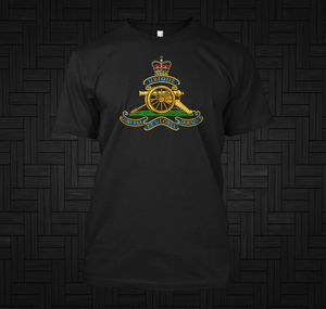 the Royal Regiment of Artillery Black T-Shirt the Royal Regiment of Artillery Black T-Shirt