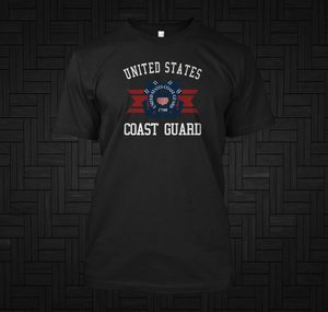 United States Coast Guard Vintage Black T-Shirt United States Coast Guard Vintage Black T-Shirt