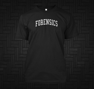 Forensics College Black T-Shirt Forensics College Black T-Shirt