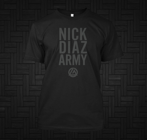 NDA Nick Diaz Army Jiu Jitsu MMA Legend Black T-Shirt NDA Nick Diaz Army Jiu Jitsu MMA Legend Black T-Shirt