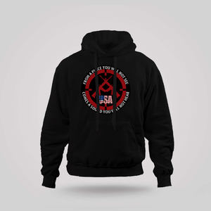SNIPER USA from A Place you Will Not See Comes A Sound You Will Not Hear black Hoodie SNIPER USA from A Place you Will Not See Comes A Sound You Will Not Hear black Hoodie