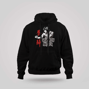 Jackie Chan Drunken Master Kung Fu Martial Arts Fighter Black Hoodie Jackie Chan Drunken Master Kung Fu Martial Arts Fighter Black Hoodie