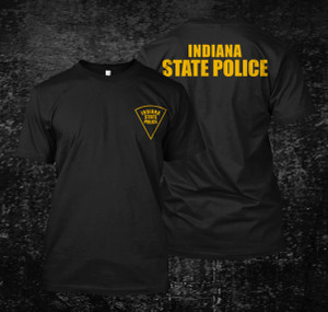 Indiana State Police Black T-Shirts Indiana State Police Black T-Shirts