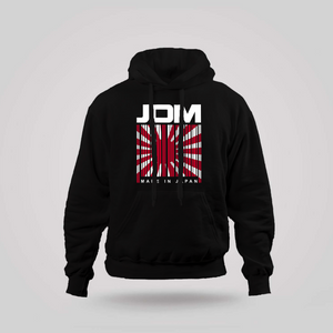 JDM Barcode Black Hoodie JDM Barcode Black Hoodie