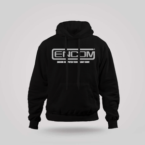 ENCOM INSPIRED BY TRON (1982) Black Hoodie ENCOM INSPIRED BY TRON (1982) Black Hoodie