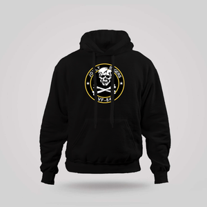 Jolly Rogers VF-84 logo Black Hoodie Jolly Rogers VF-84 logo Black Hoodie