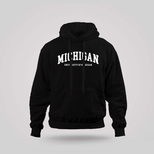 University of Michigan alumni graduation Black Hoodie University of Michigan alumni graduation Black Hoodie