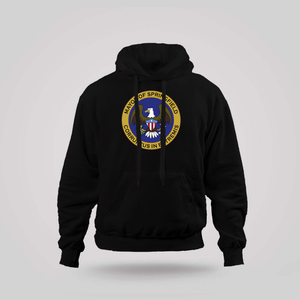 Mayor of Springfield Crest Corruptus in Extremis inspired by the Simpsons Black Hoodie Mayor of Springfield Crest Corruptus in Extremis inspired by the Simpsons Black Hoodie
