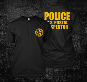 US Postal Service Inspector Police Shirt Black US Postal Service Inspector Police Shirt Black