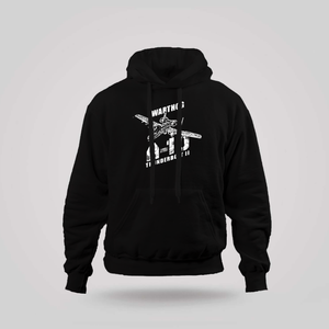 A-10 Thunderbolt II Warthog USAF Attack Jet Black Hoodie A-10 Thunderbolt II Warthog USAF Attack Jet Black Hoodie