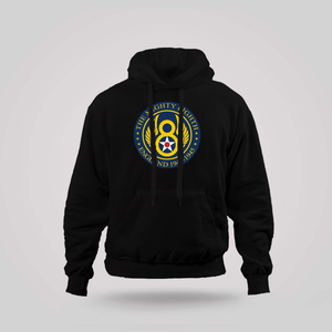 Mighty Eighth - 8th Air Force Black Hoodie Mighty Eighth - 8th Air Force Black Hoodie