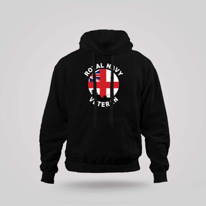 Royal Navy Veteran Black Hoodie Royal Navy Veteran Black Hoodie