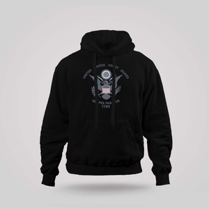 U.S. Coast Guard Flag Black hoodie U.S. Coast Guard Flag Black hoodie